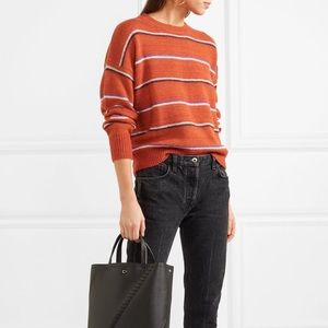 Isabel Marant Etoile Gatlin striped alpaca sweater